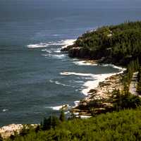 Shoreline Landscape at Acadia National Park, Maine