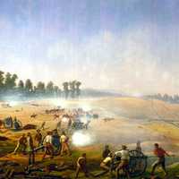 Artillery Hell at Antietam Battlefield, Maryland