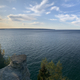 Panoramic view at Miner's castle with Lake Superior