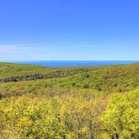 Further view of the forest and superior at Porcupine Mountains State Park, Michigan
