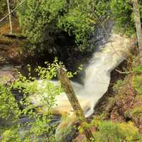 Raging Waterfalls at Cascade River State Park, Minnesota