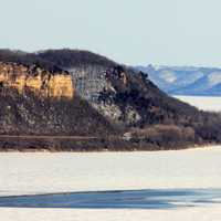 Close view of bluff at Frontenac State Park, Minnesota