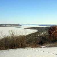 Far view of Mississippi at Frontenac State Park, Minnesota