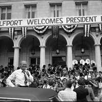  Gerald Ford visits Gulfport, Mississippi in 1976