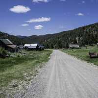 Gravel Road into Elkhorn, Montana