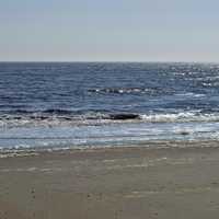 Beach at Atlantic City, New Jersey