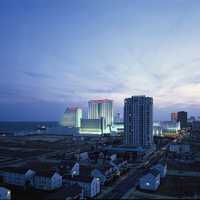 Skyline and Cityscape of Atlantic City, New Jersey