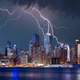 Lightning Storm over New York City