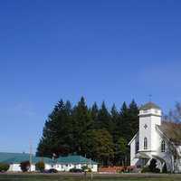 Lourdes School and church in Stayton, Oregon