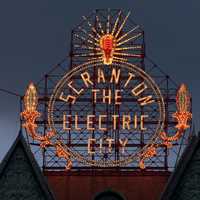 Electric City sign in Scranton, Pennsylvania