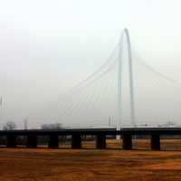Bridge in the Mist in Dallas, Texas
