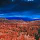 Grand landscape under the sky in Bryce Canyon National Park, Utah