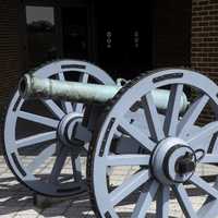 Cannon outside the visitor's Center Yorktown, Virginia