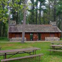 The Cabin/Shelter at Council Grounds State Park, Wisconsin