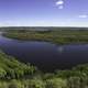 Panoramic Bend in the Wisconsin River at Ferry Bluff, Wisconsin