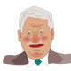 Boris Yeltsin Vector Clipart