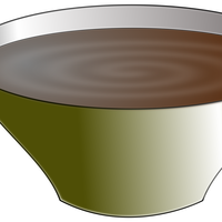 Bowl with Soup vector clipart