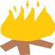 Camp Fire Vector Clipart