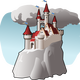 Cartoon Castle Vector Art