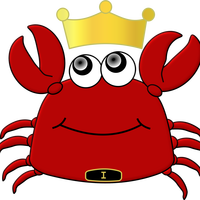 King Crab Cartoon vector files