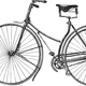 Old Bicycle vector clipart