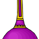 Purple Vase vector clipart