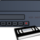VCR and Tapes vector clipart