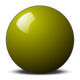Yellow Snooker Ball vector file