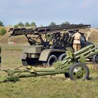 Truck and Artillery