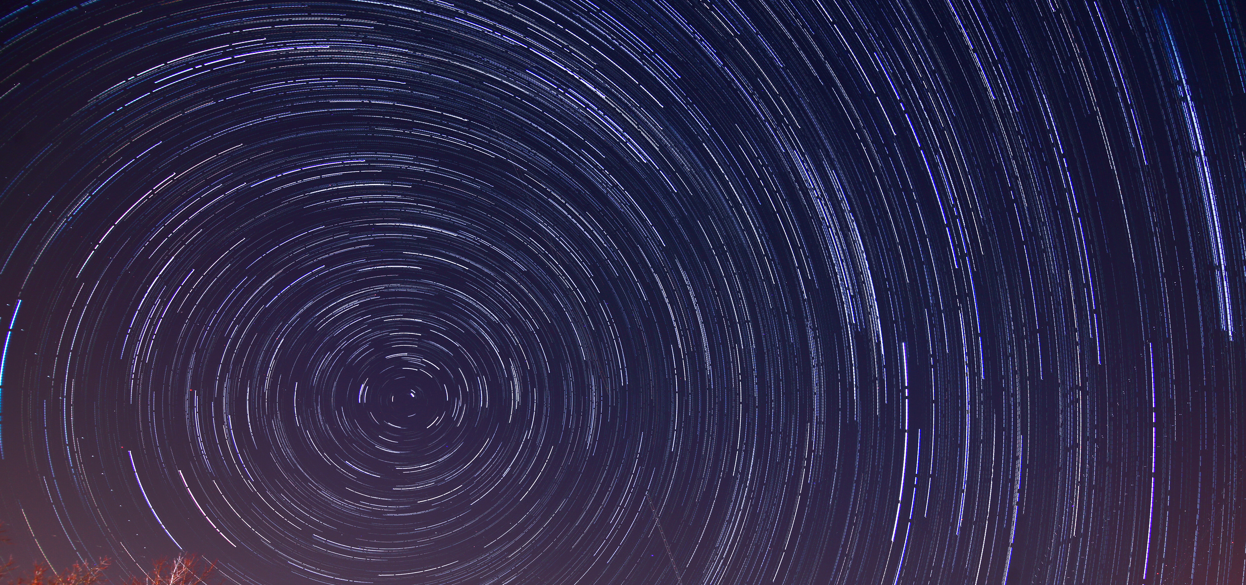 Star Trails Spinning in the sky image - Free stock photo - Public ...