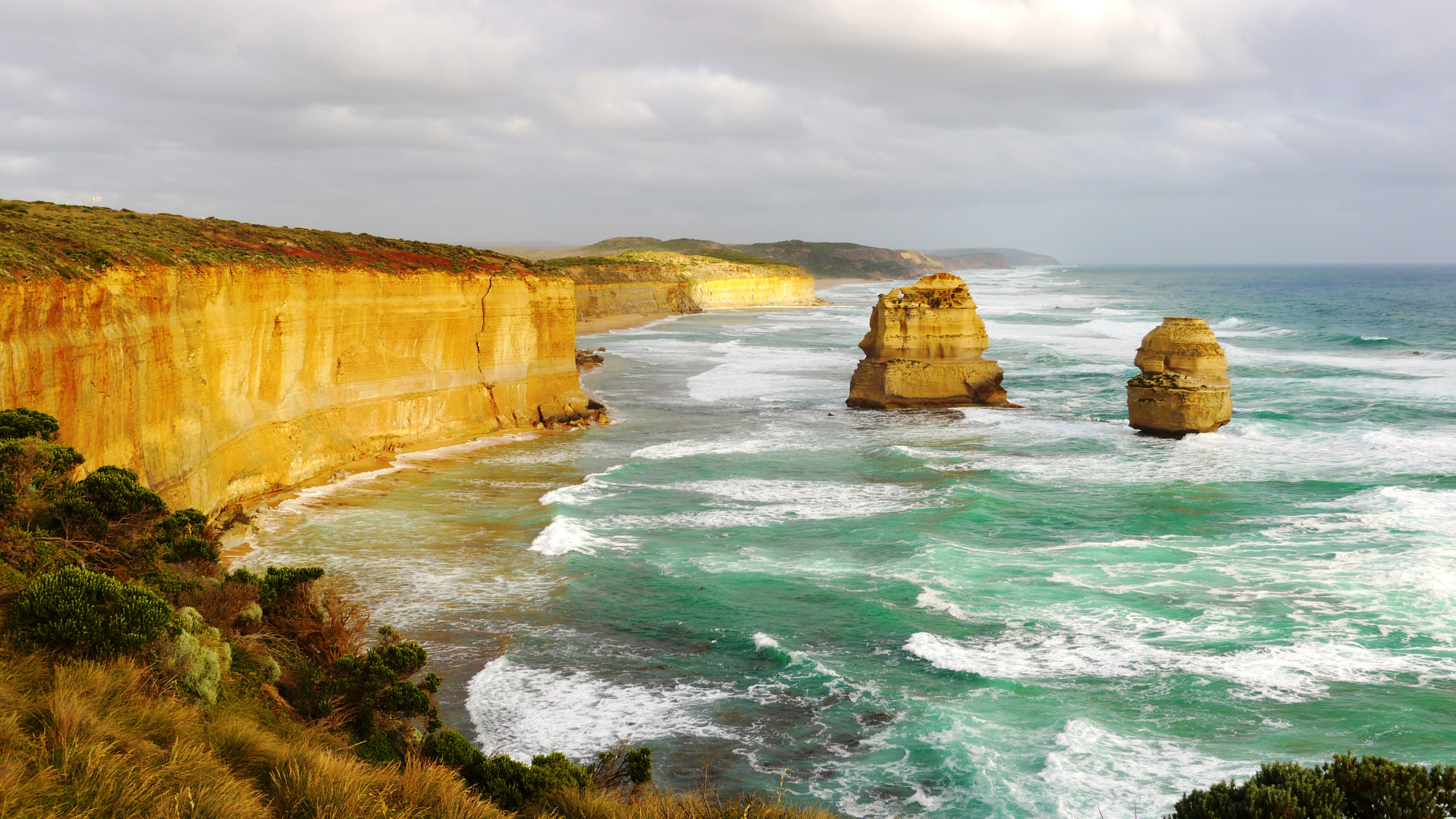 Coastal Landscape In Melbourne Victoria Australia Image Free Stock 