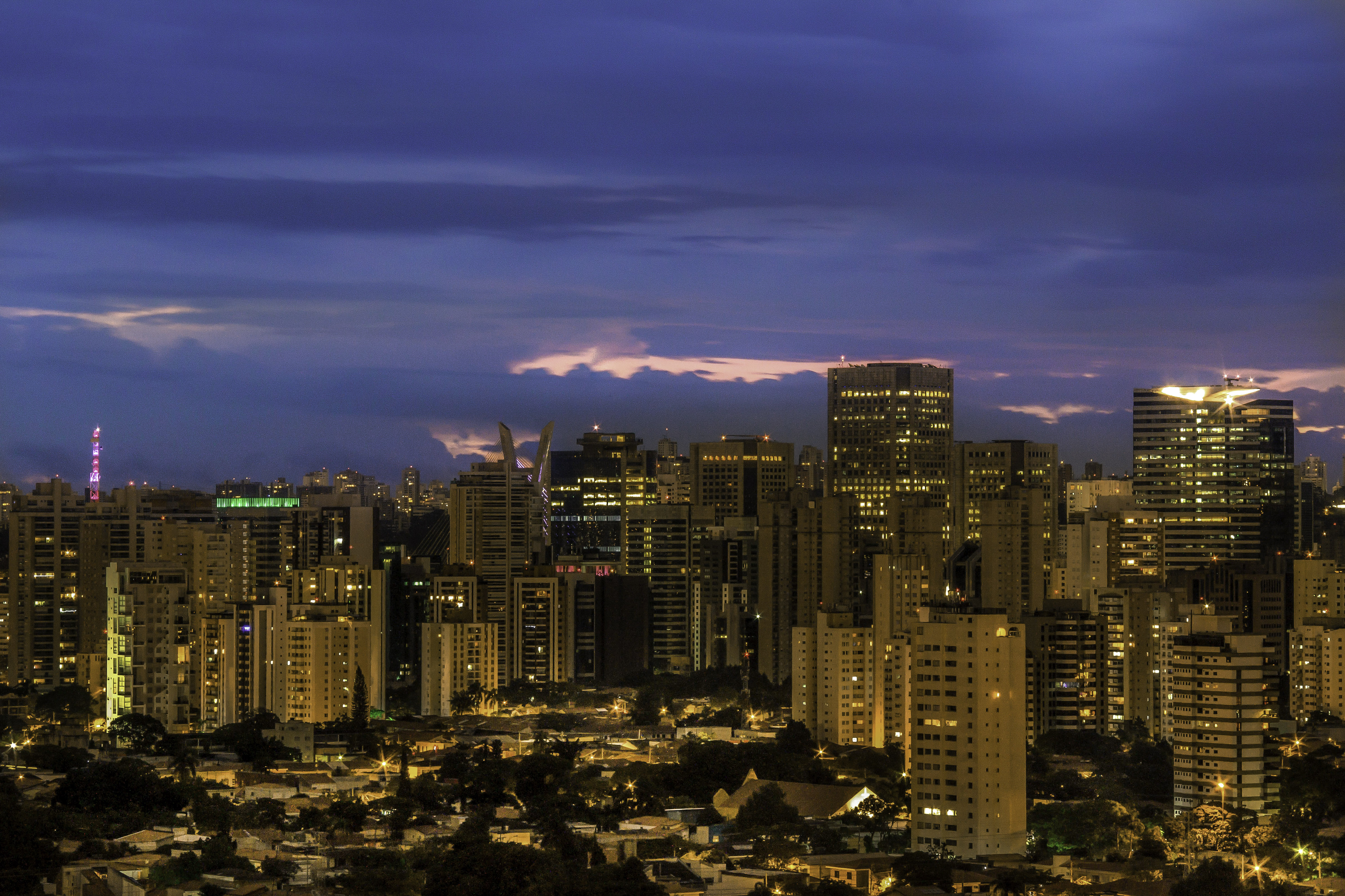 Commercial buildings in Brooklin Novo, Sao Paulo, Brazil image - Free stock photo - Public ...