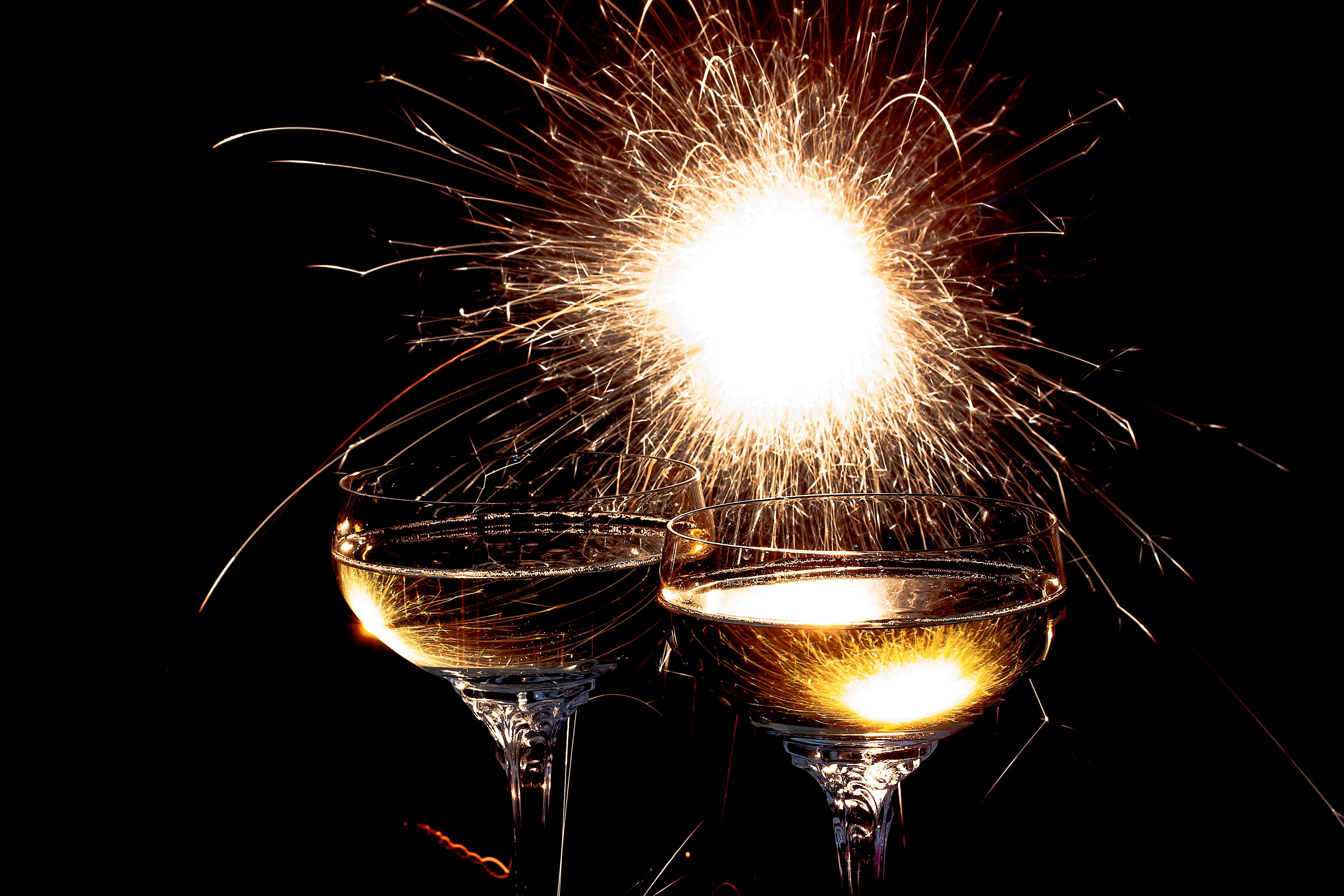 champagne sparklers
