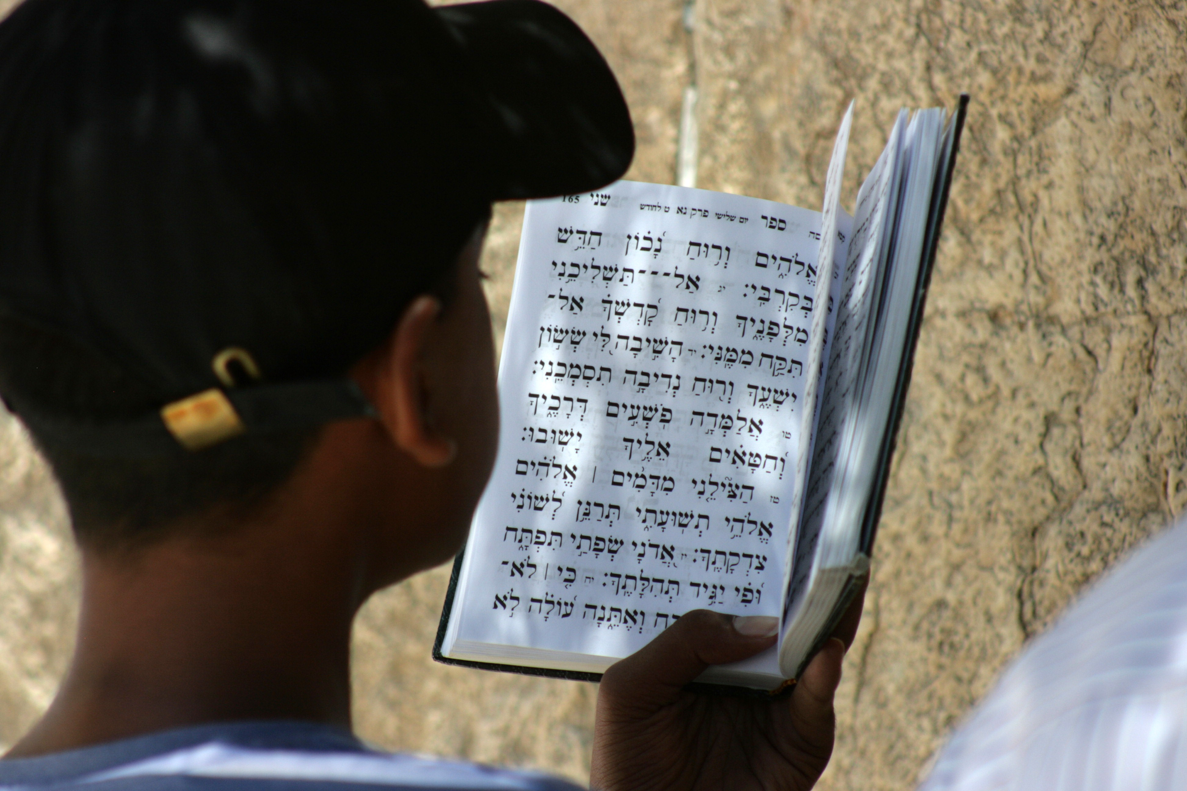 Reading a prayer book in Jerusalem, Israel image - Free stock photo ...