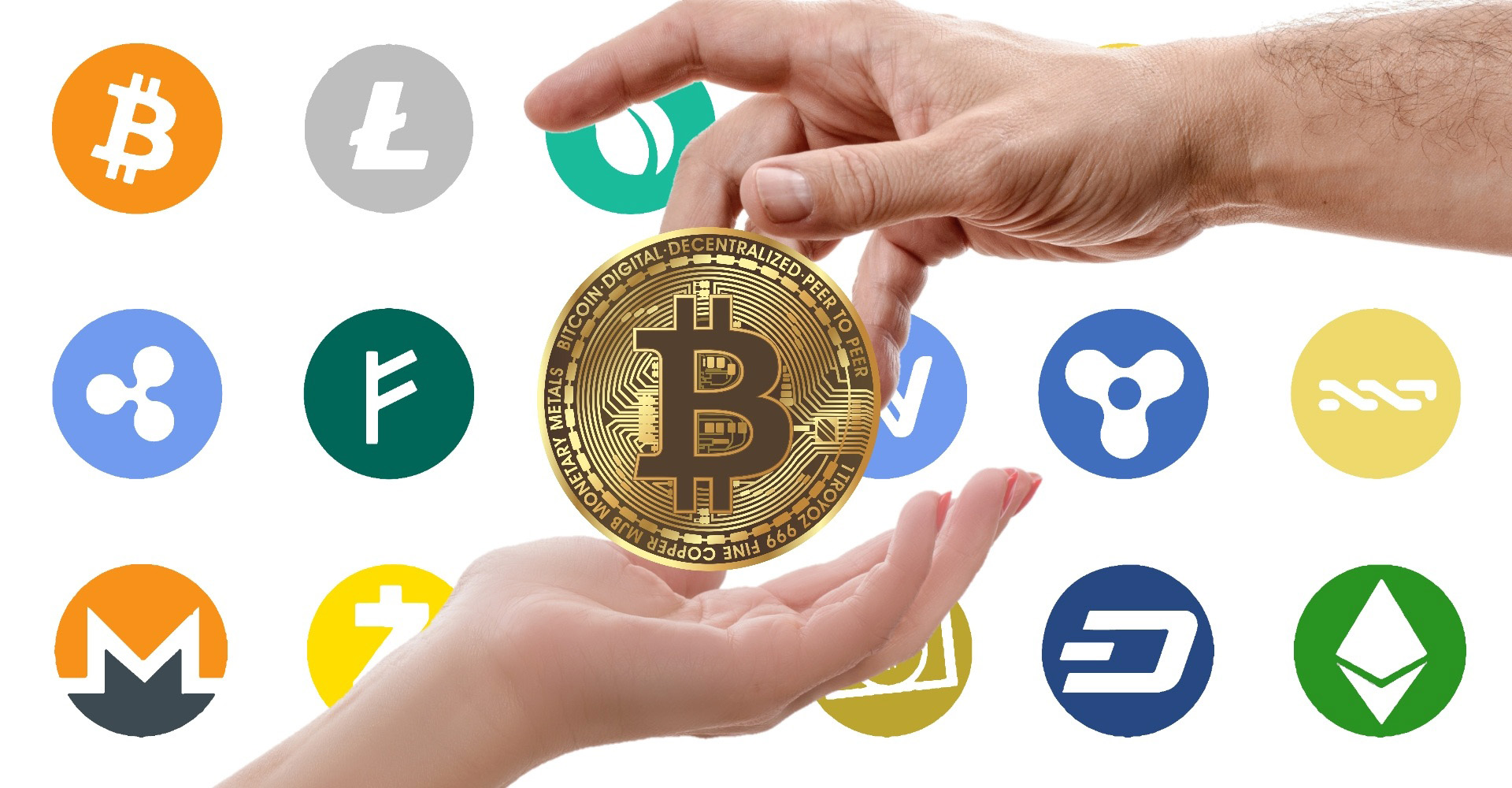 Bitcoin and other cryptocurrency exchange image - Free ...
