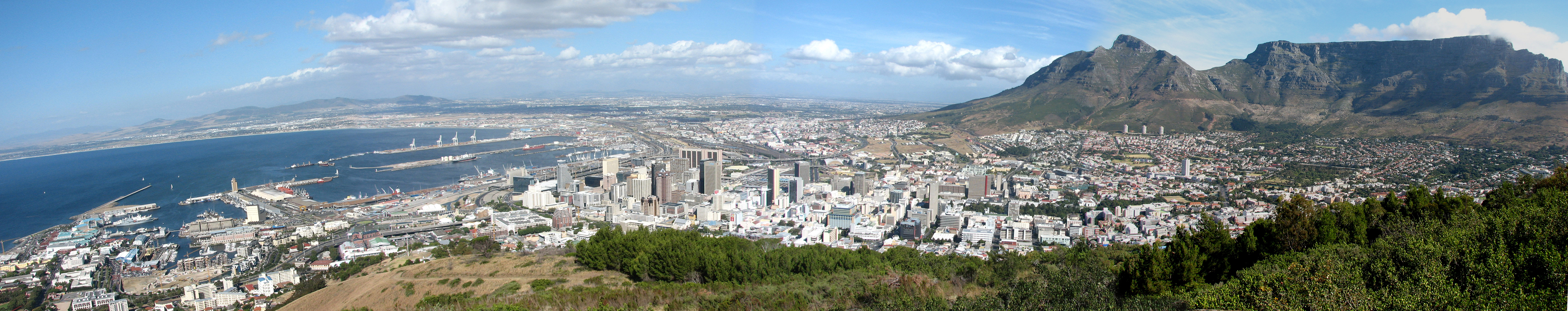 Panoramic View Of Cape Town City Bowl From Lion S Head South Africa Image Free Stock Photo Public Domain Photo Cc0 Images