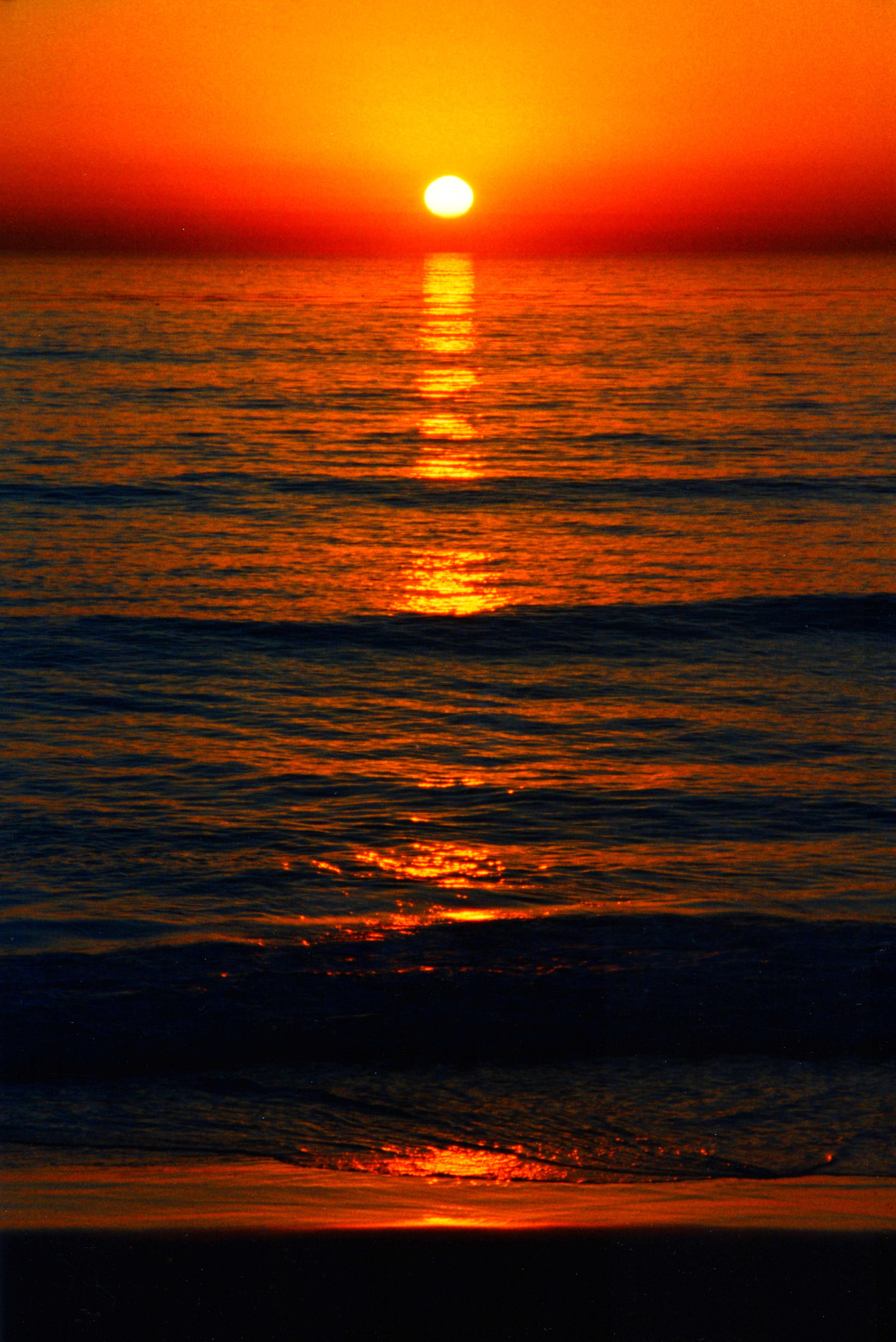  Sunset  over the Ocean  Seascape in San Diego California 