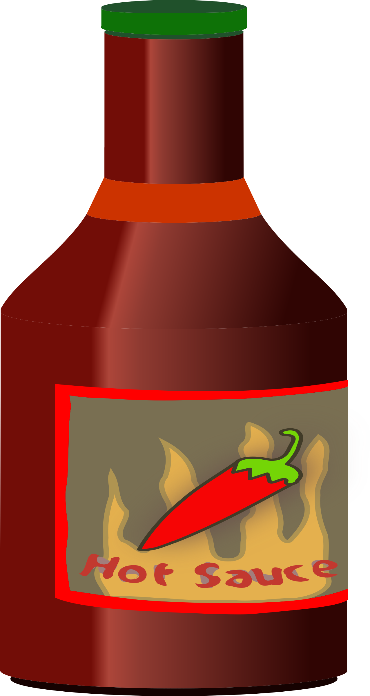 Bottle of hot sauce vector clipart image - Free stock photo - Public