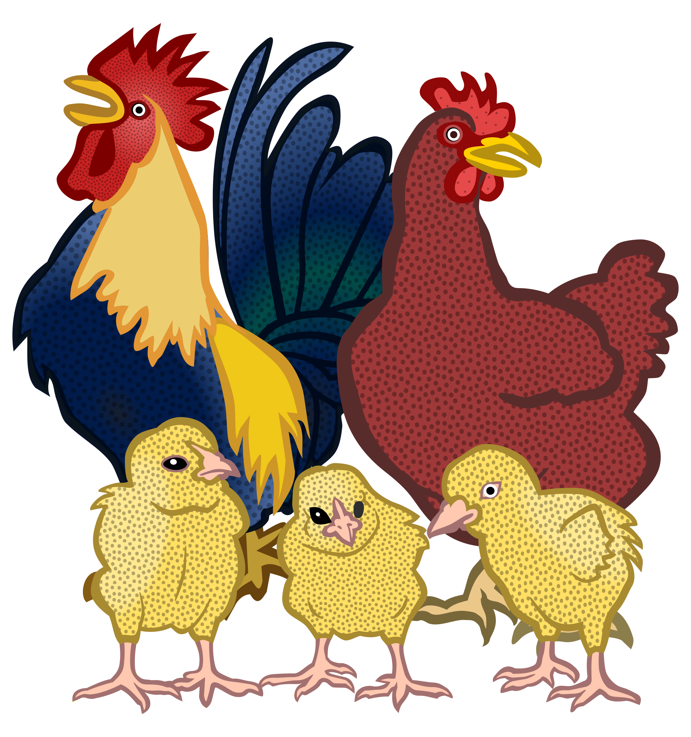 Chickens Vector Clipart Image Free Stock Photo Public Domain Photo | My ...