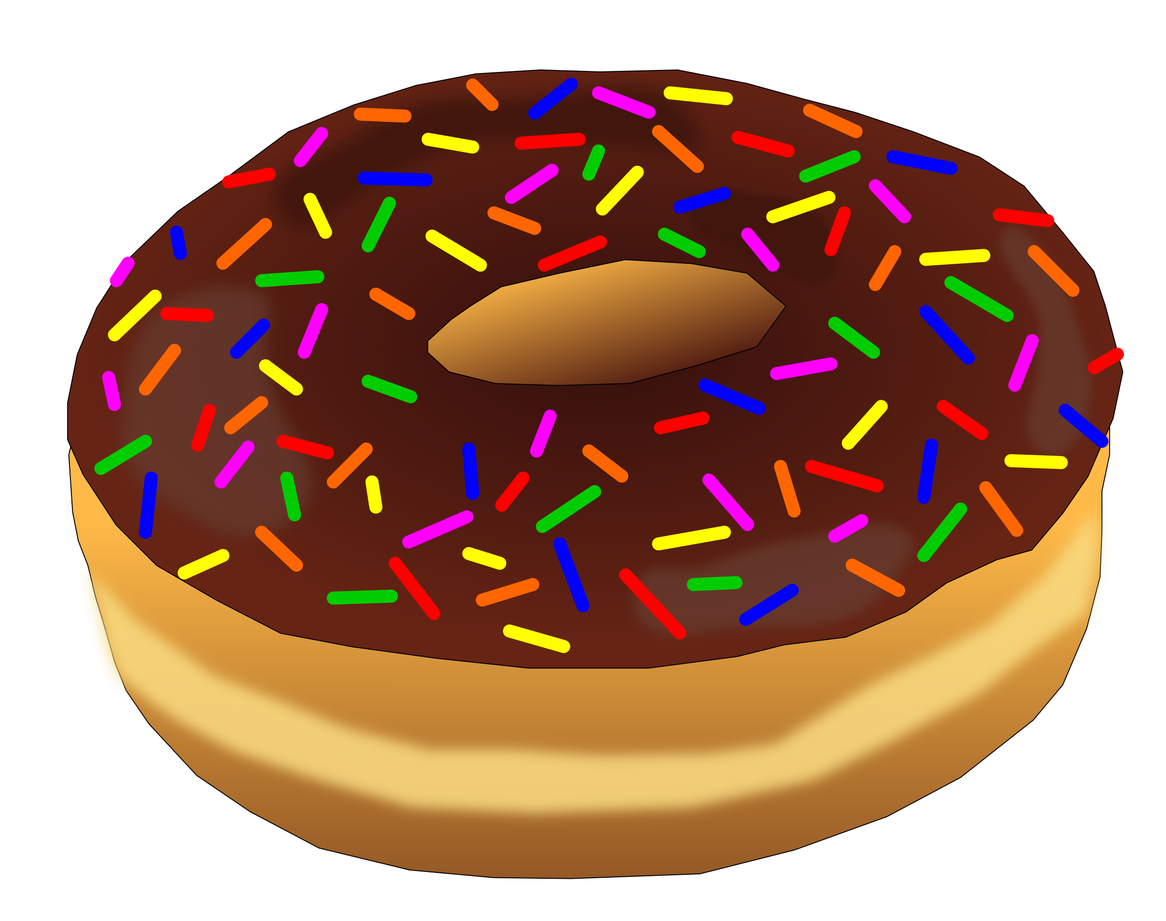 Donut With Rainbow Sprinkles Image Free Stock Photo Public Domain Photo Cc0 Images