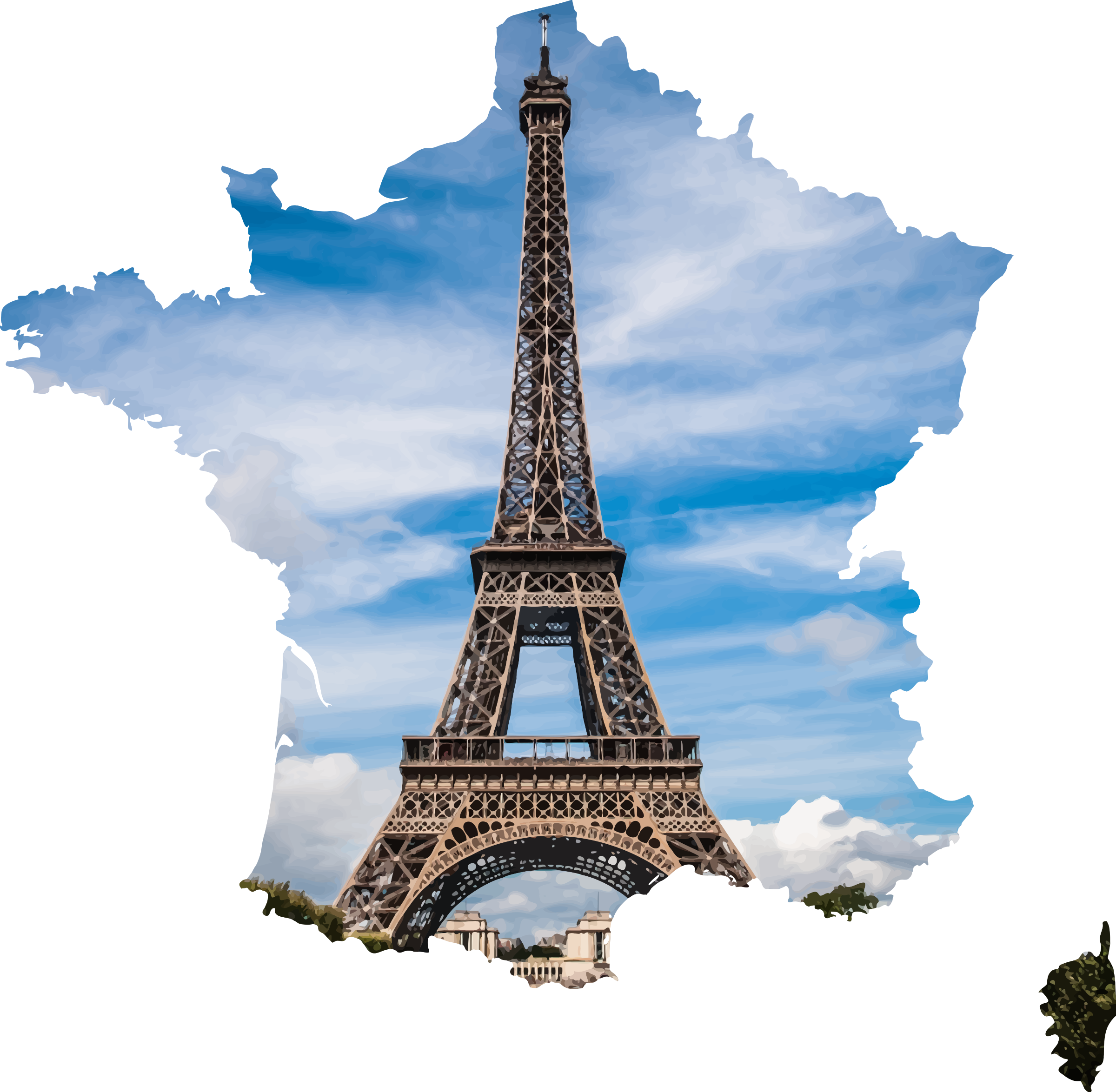 French Eiffel Tower Clip Art