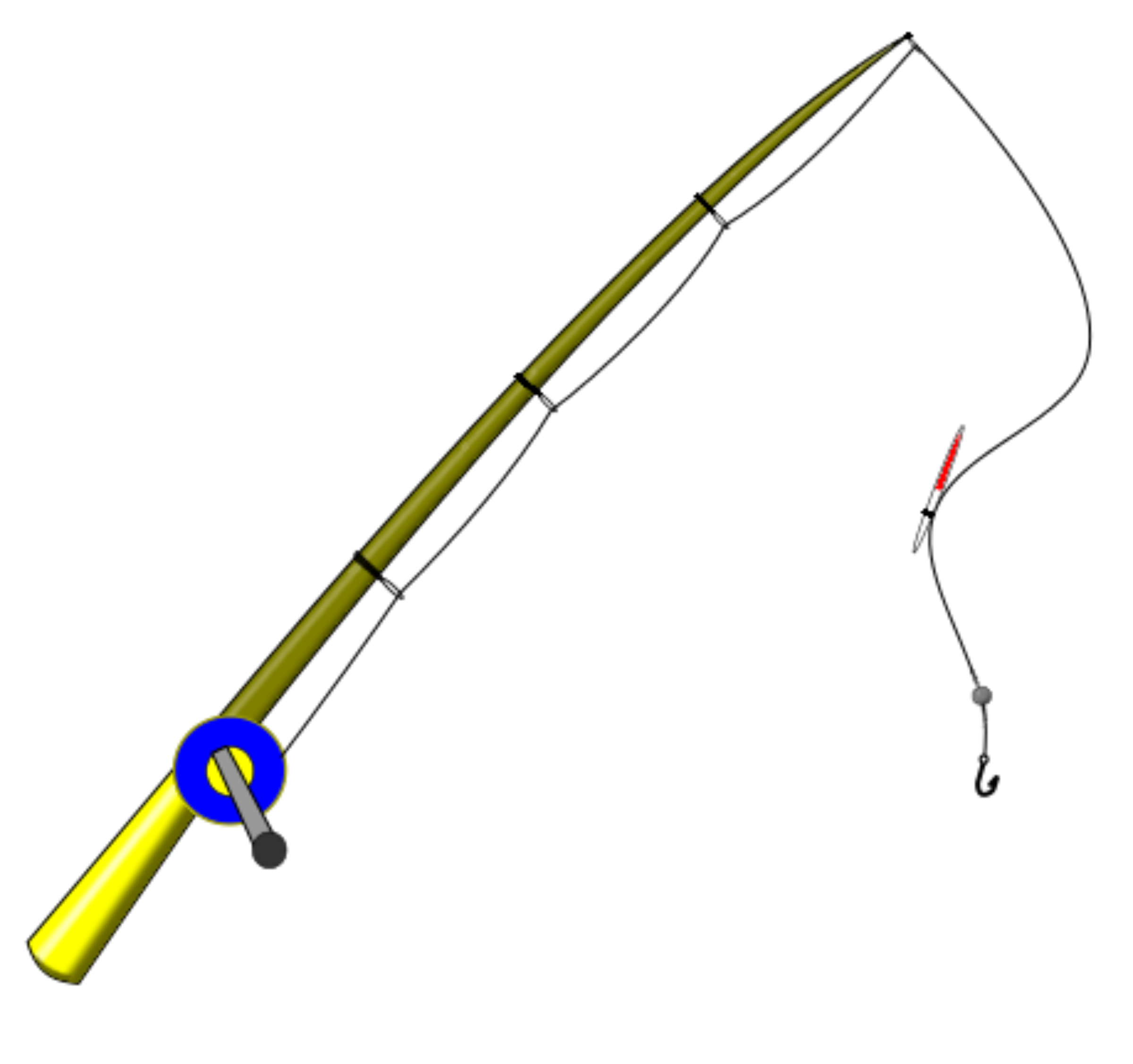 Fishing Rod Vector Clipart image - Free stock photo ...