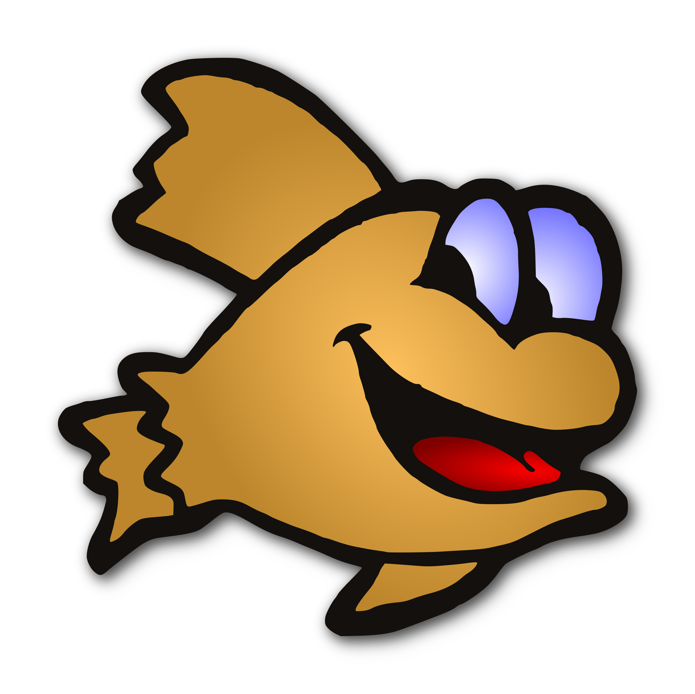 Download Gold Fish Vector Clipart image - Free stock photo - Public ...