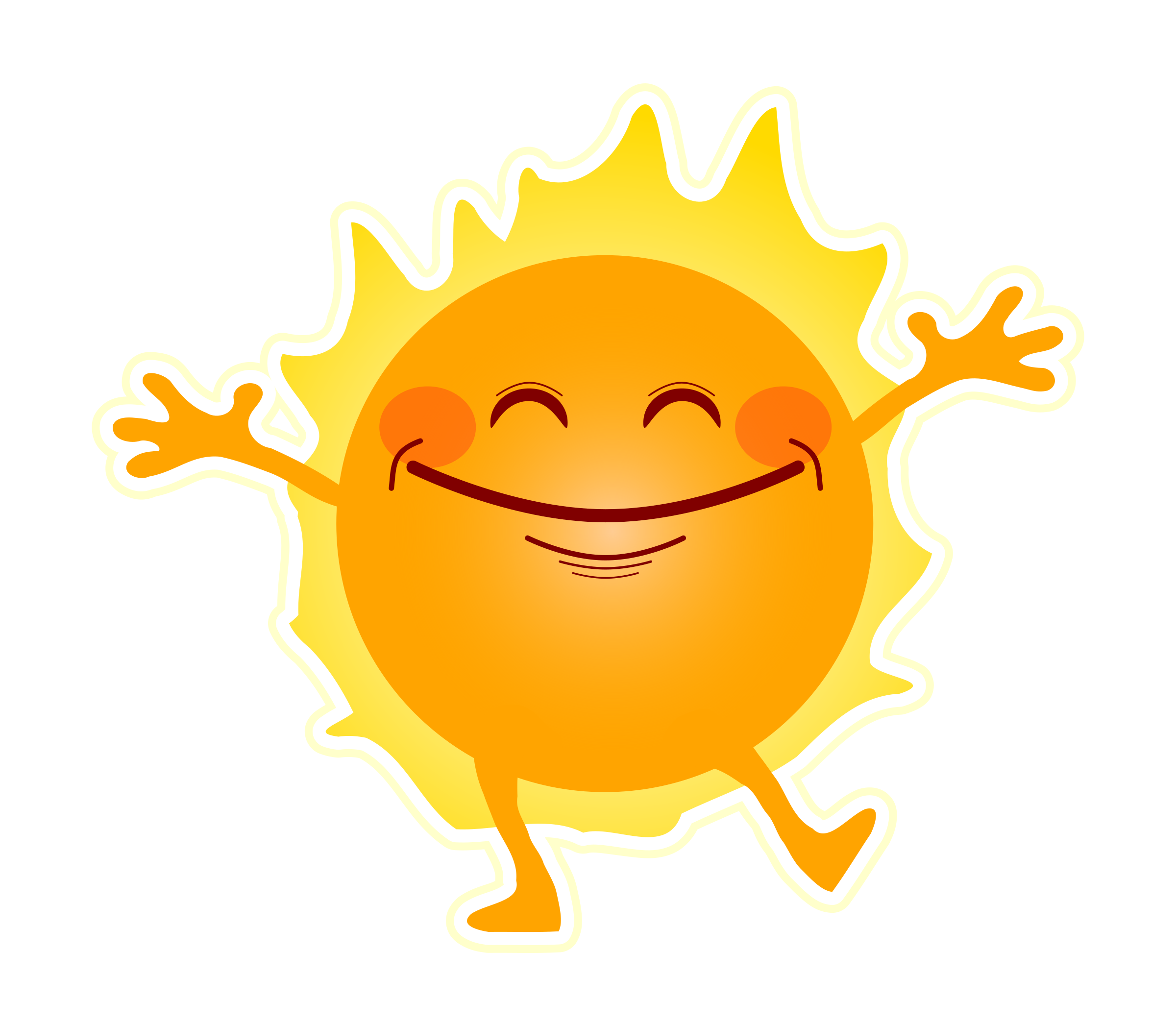 Happy Sun Clipart