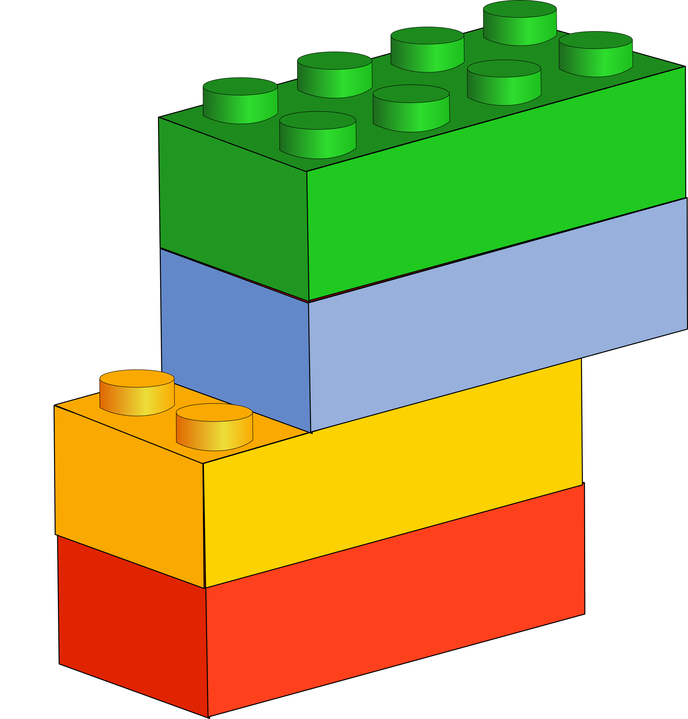 Lego Blocks Vector Clipart image - Free stock photo - Public Domain