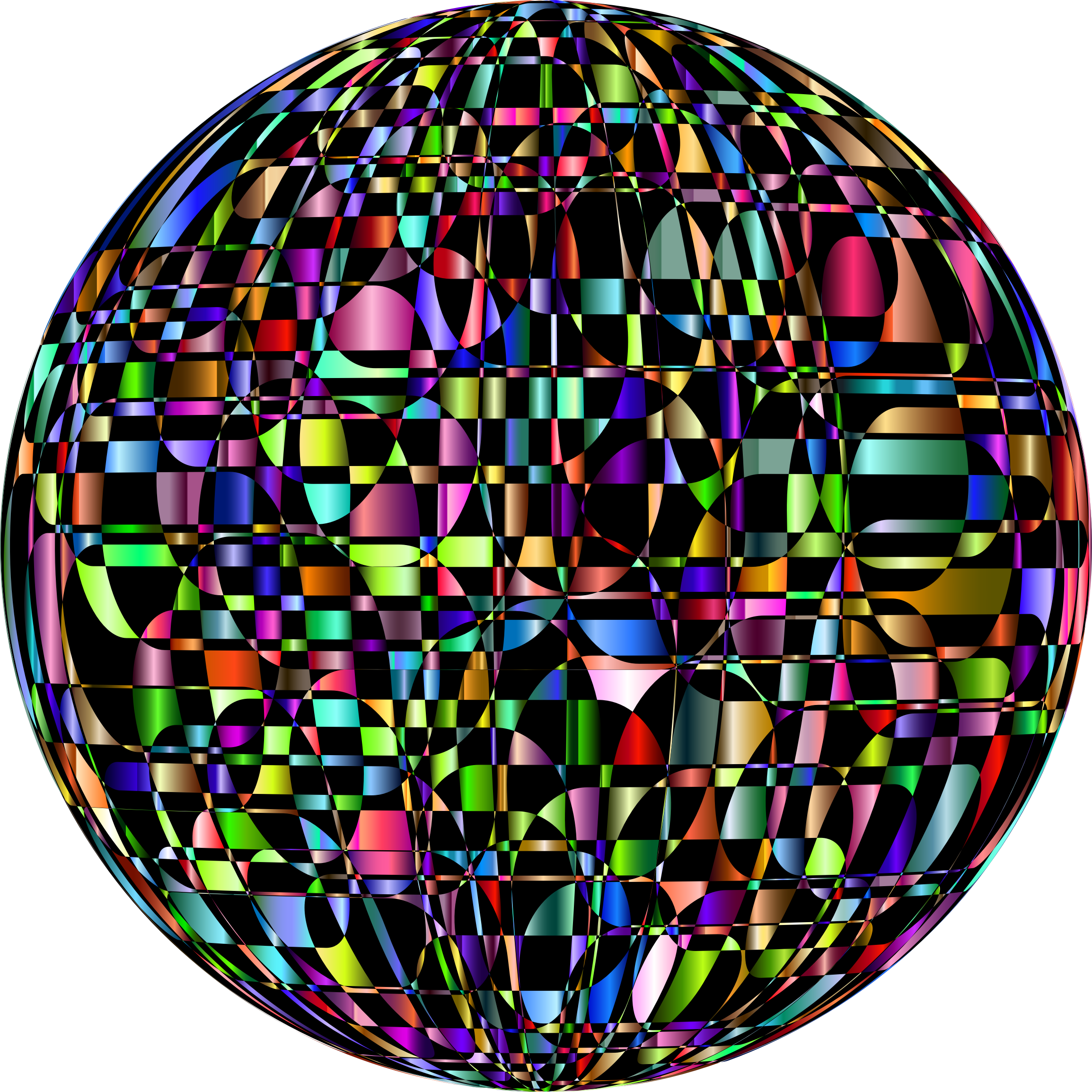 Disco Ball Drawing Color