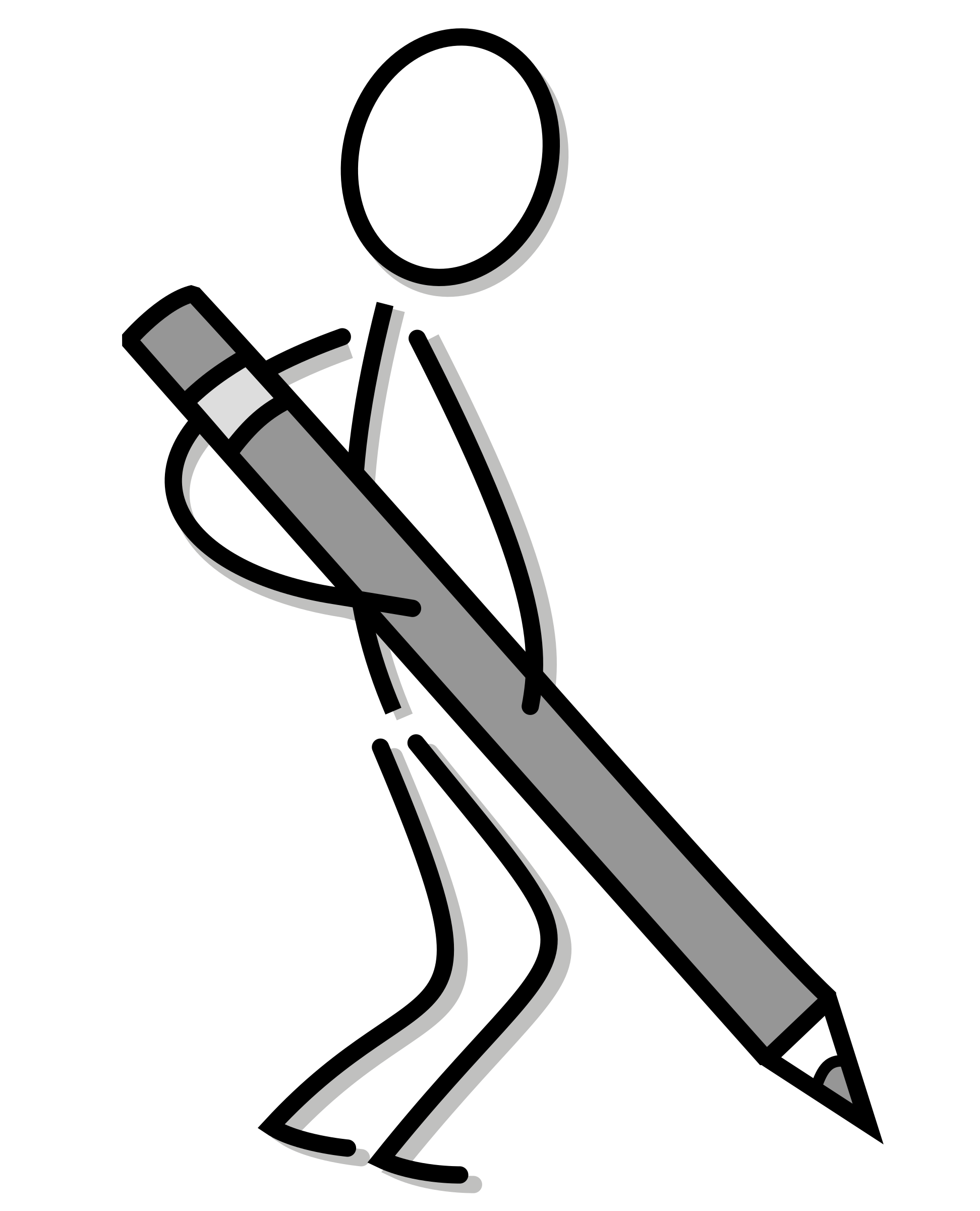 BLACK PENCIL BLACK vector icon, SVG(VECTOR):Public Domain, ICON PARK