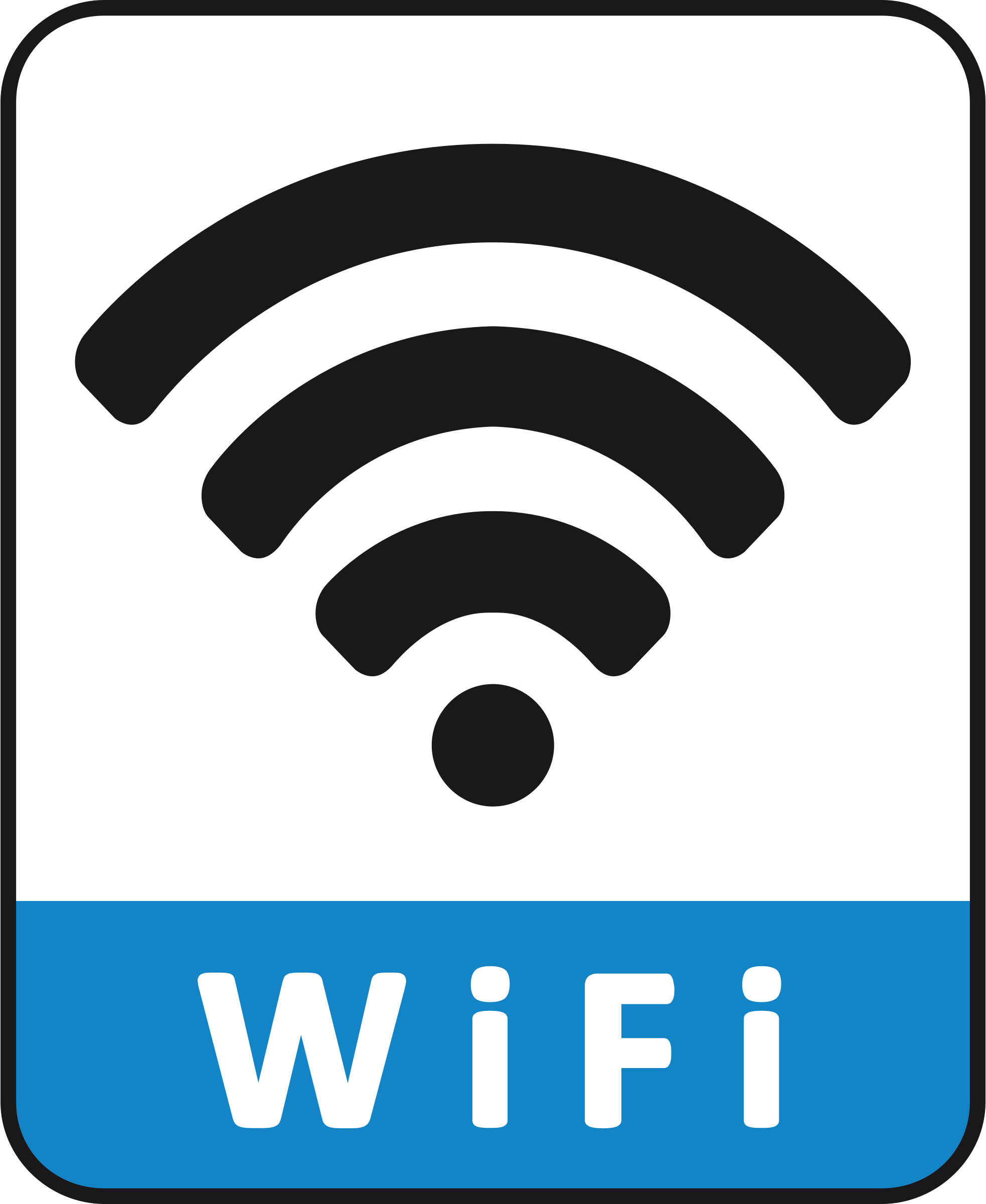 Wifi Connection Symbol Vector File 