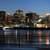 Night Time Skyline across the water in Montreal, Quebec, Canada image ...