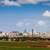 Skyline of the Cityscape with storm brewing in Tel-Aviv, Israel image ...